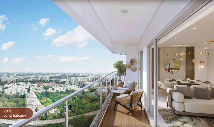 Spacious Balcony View